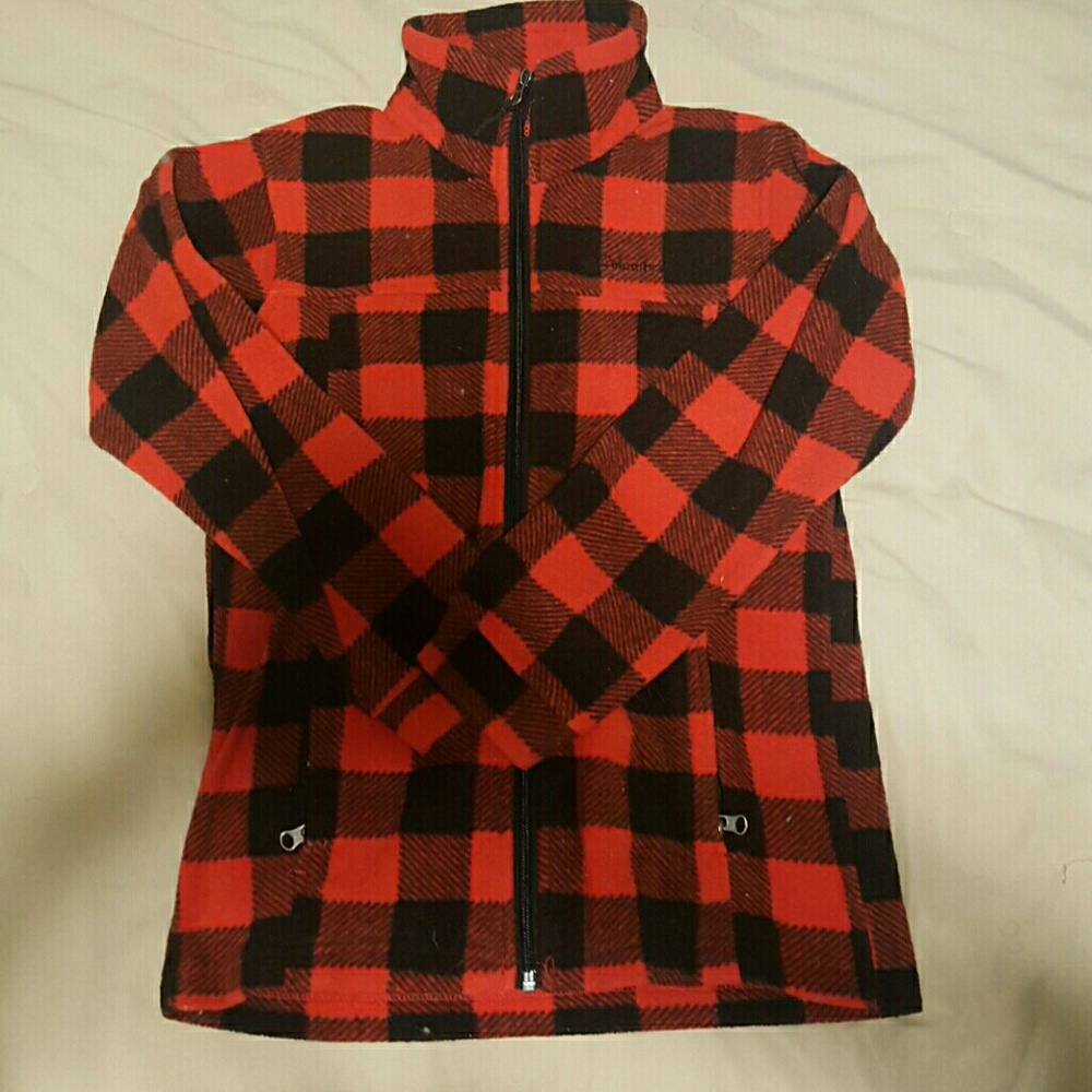 Columbia Fleece Buffalo Check/ Plaid Jacket